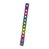 Colorful plastic wristbands are fashionable and versatile for couples. Available in multiple colors, suitable for both men and women Item Picture